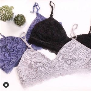 GENTLE FAWN | Lavender Lace Bralette